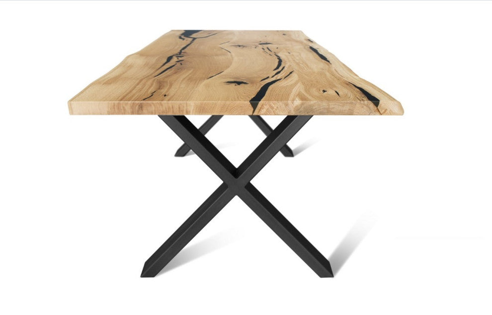 RUBAN-BL Solid Wood Dining Table