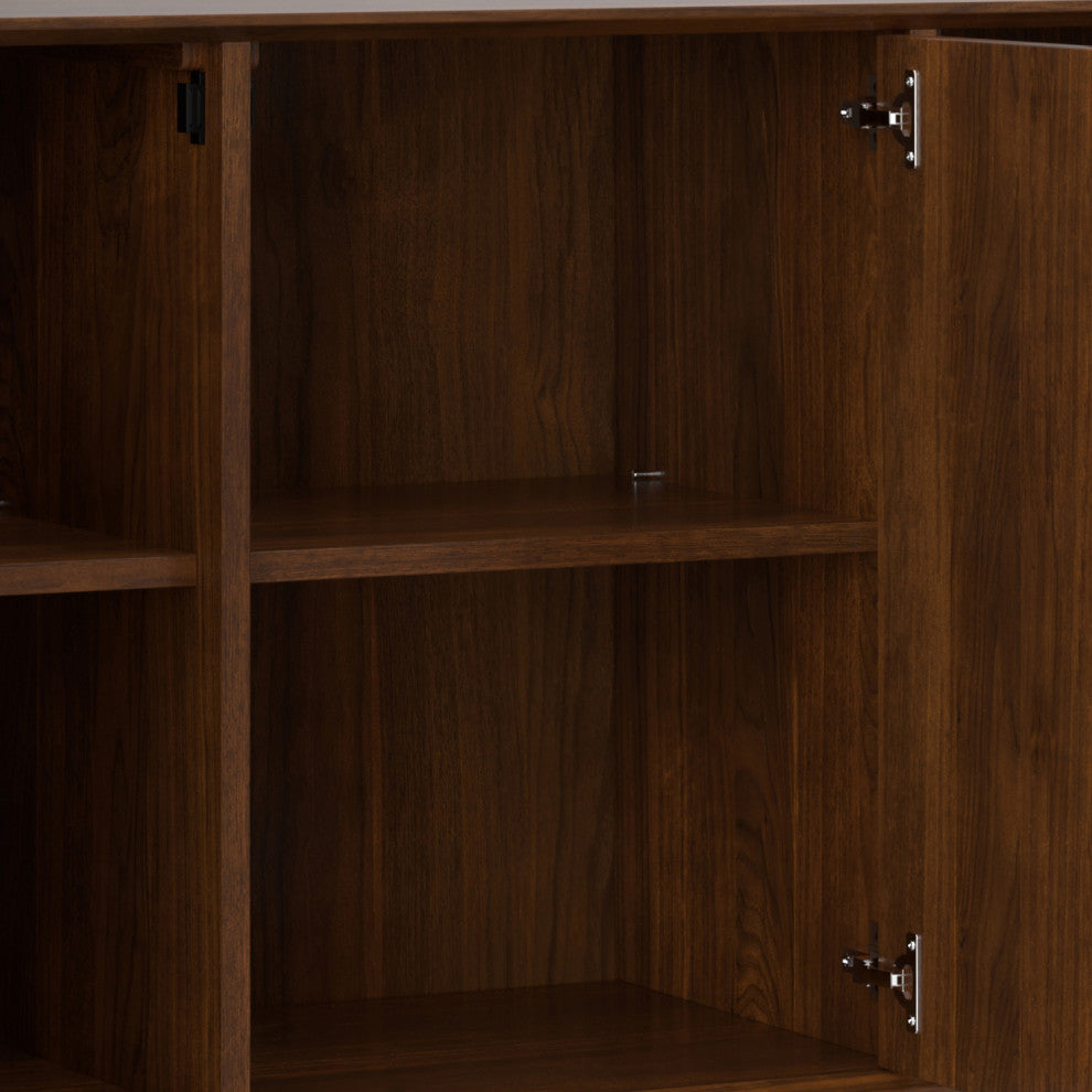 Banting 3 Door Sideboard Buffet, Natural Walnut