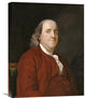 "Benjamin Franklin" Stretched Canvas Giclee by Joseph Wright, 17"x22"