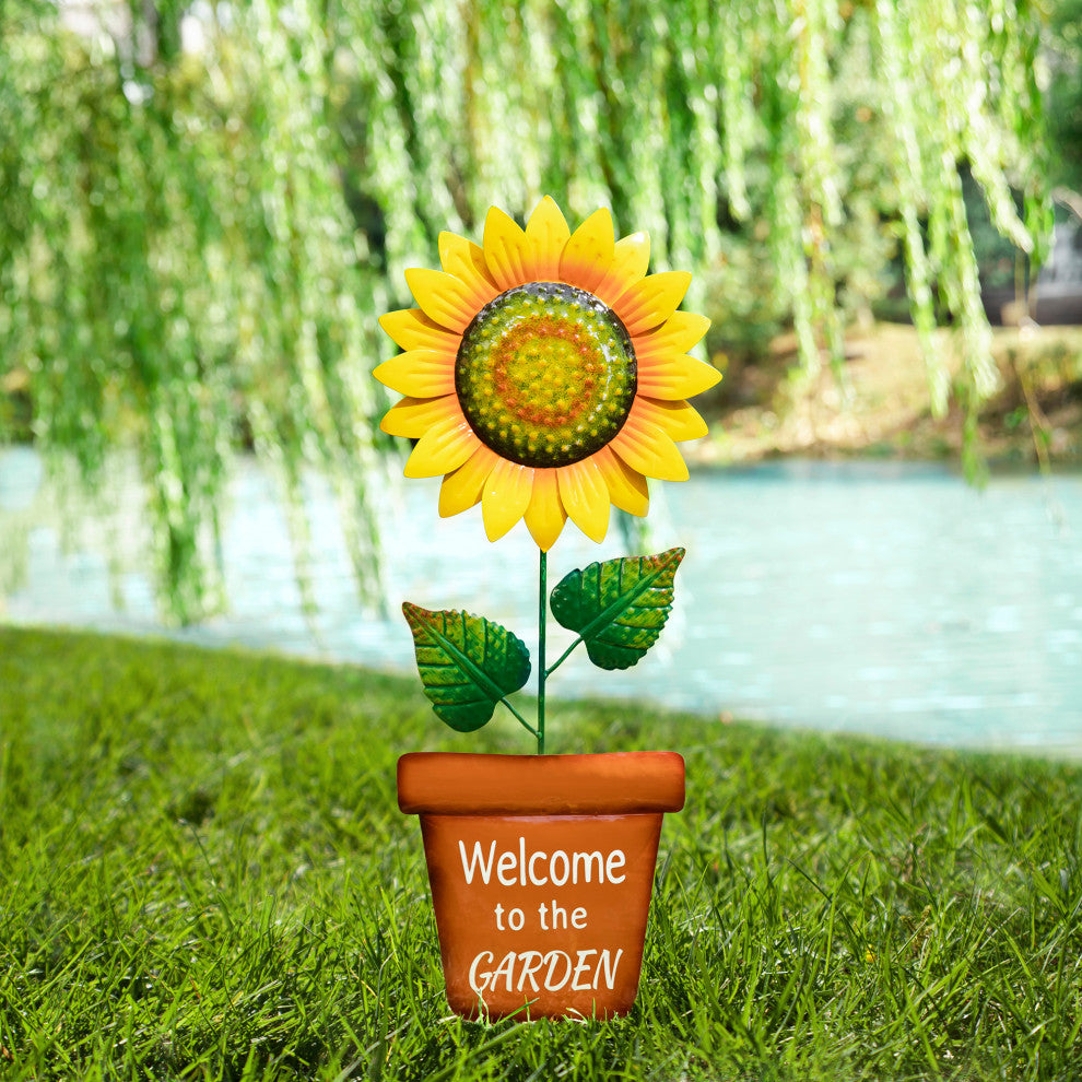 36''H "Welcome to the Garden" Yardstake
