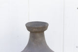 Oxidized Gray Terracotta Amphora Vase