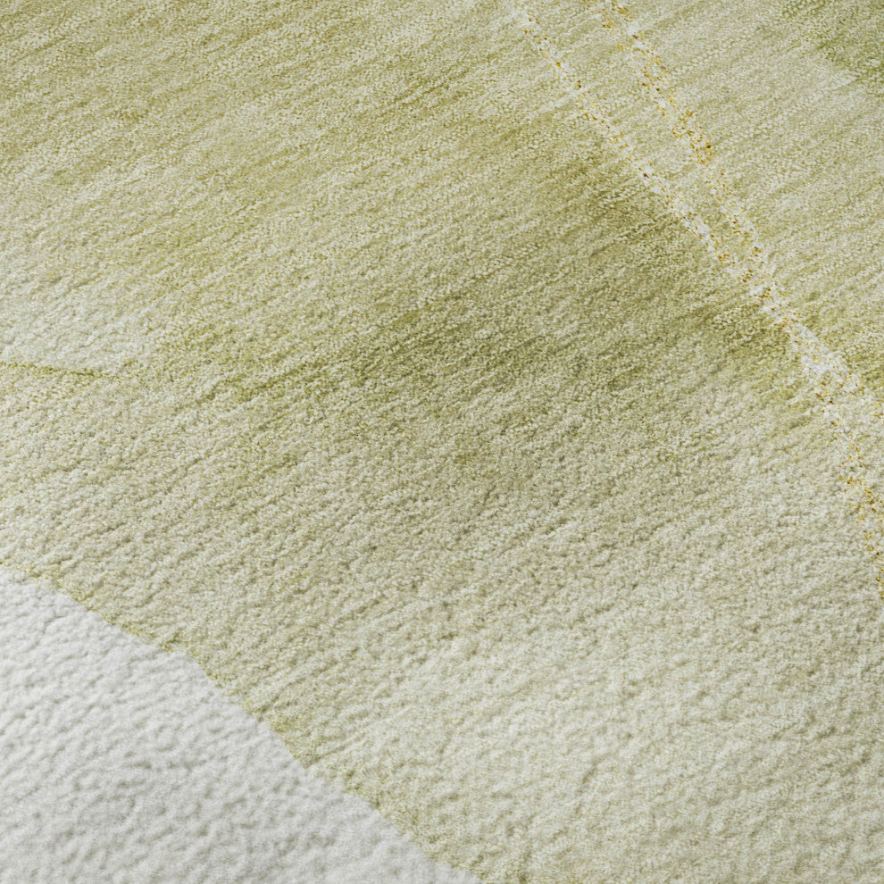 Premium Machine Washable Mayfield AMF544 Green 5' x 7'6" Rug