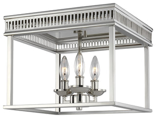 Woodruff Flush Mount, Polished Nickel