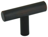 Cosmas 305ORB Oil Rubbed Bronze Euro Style T Bar Cabinet Knob [5-PACK]