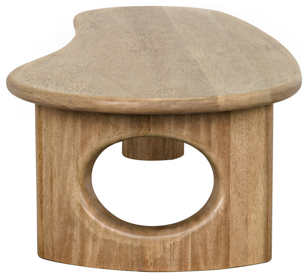 Noir Furniture - Harvey Coffee Table in Washed Walnut - GTAB1124WAW