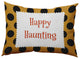 Happy Haunting Dots Accent Pillow, Golden Mustard, 14"x20"