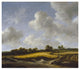 "Landscape with a Wheatfield" Digital Paper Print by Jacob van Ruisdael, 24"x21"