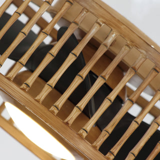 19.5 in Indoor Farmhouse Flush Mount LED Ceiling Fan With Remote Control