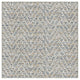 Couristan Tortola Indoor/Outdoor Accent Rugs - 50+ Custom Sizes, Ash, Square  11'x11'