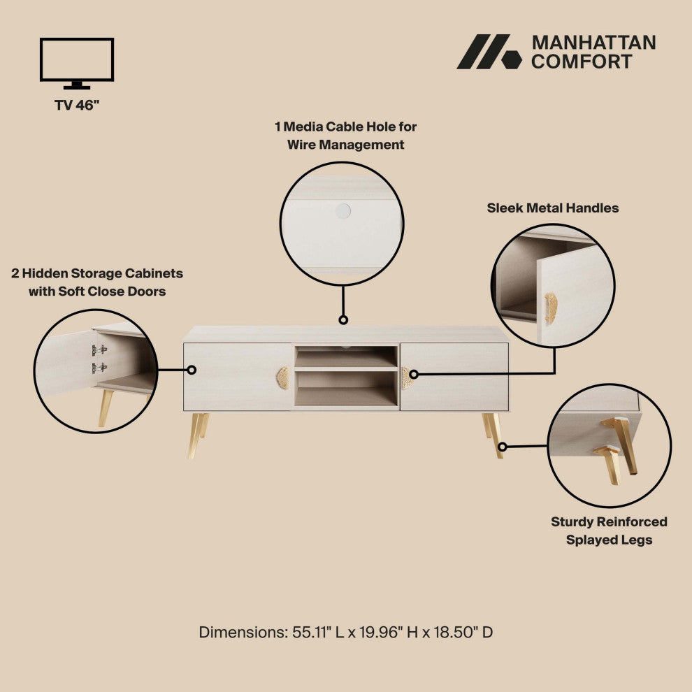 Manhattan Comfort Haley TV Stand