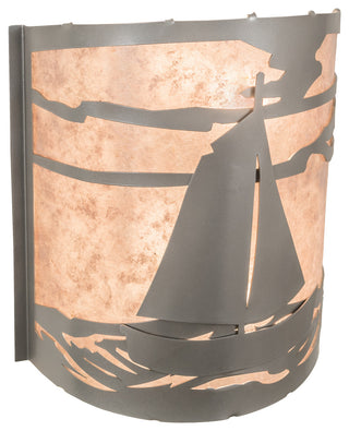 12 Wide Sailboat Wall Sconce
