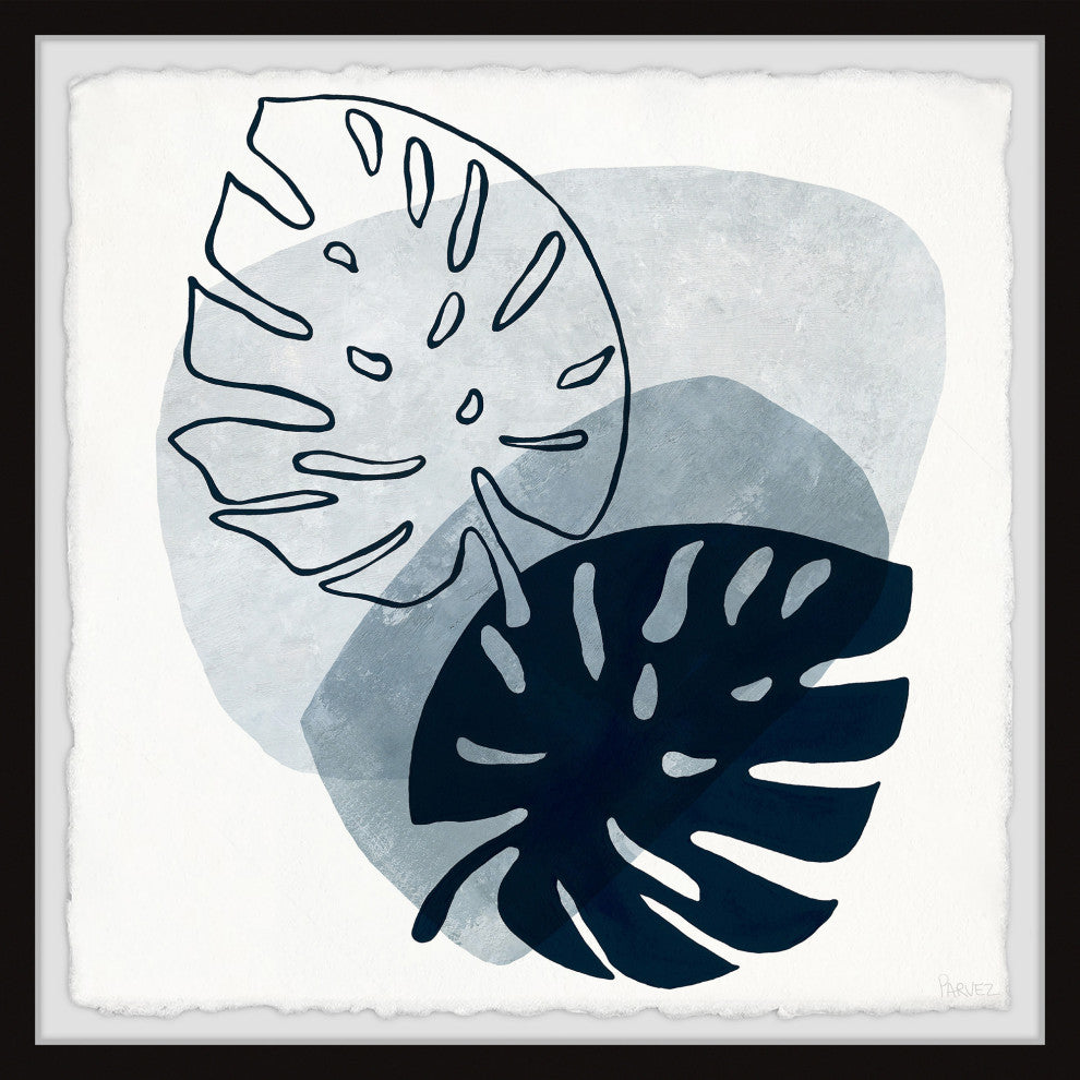 "Perfect Leaves" Framed Painting Print