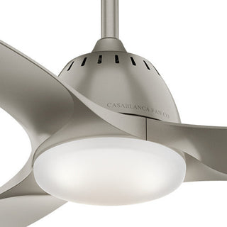 Casablanca 44" Wisp Pewter Ceiling Fan With Light and Remote