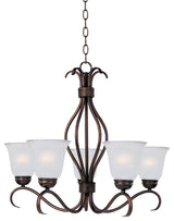 Maxim Basix 5-Light Chandelier 10125FTOI - Oil Rubbed Bronze