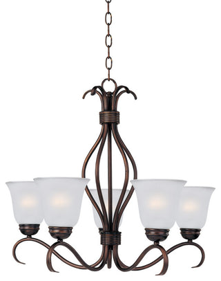 Maxim Basix 5-Light Chandelier 10125FTOI - Oil Rubbed Bronze