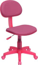 Silkeborg Pink Fabric Swivel Office Student Task Chair