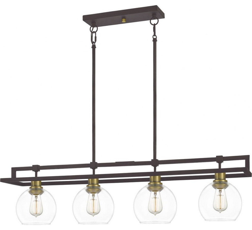 4 Light Island - Chandelier - 71-BEL-4352402 - Bailey Street Home