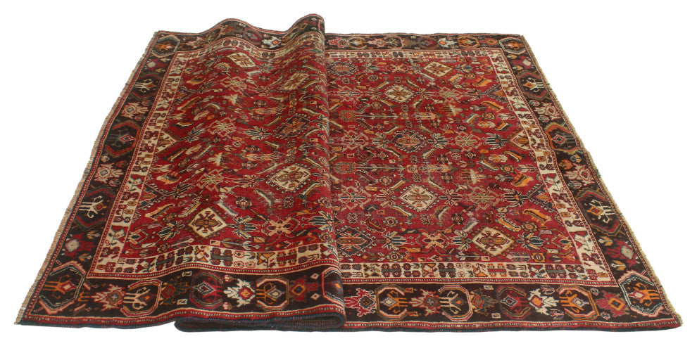 Semi-Antique Behnaz Red Runner