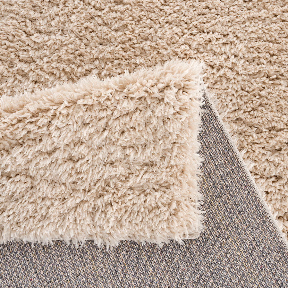 Gewnee Camdyn Super Soft Polyester Shag Area Rug, 5.25'x7'