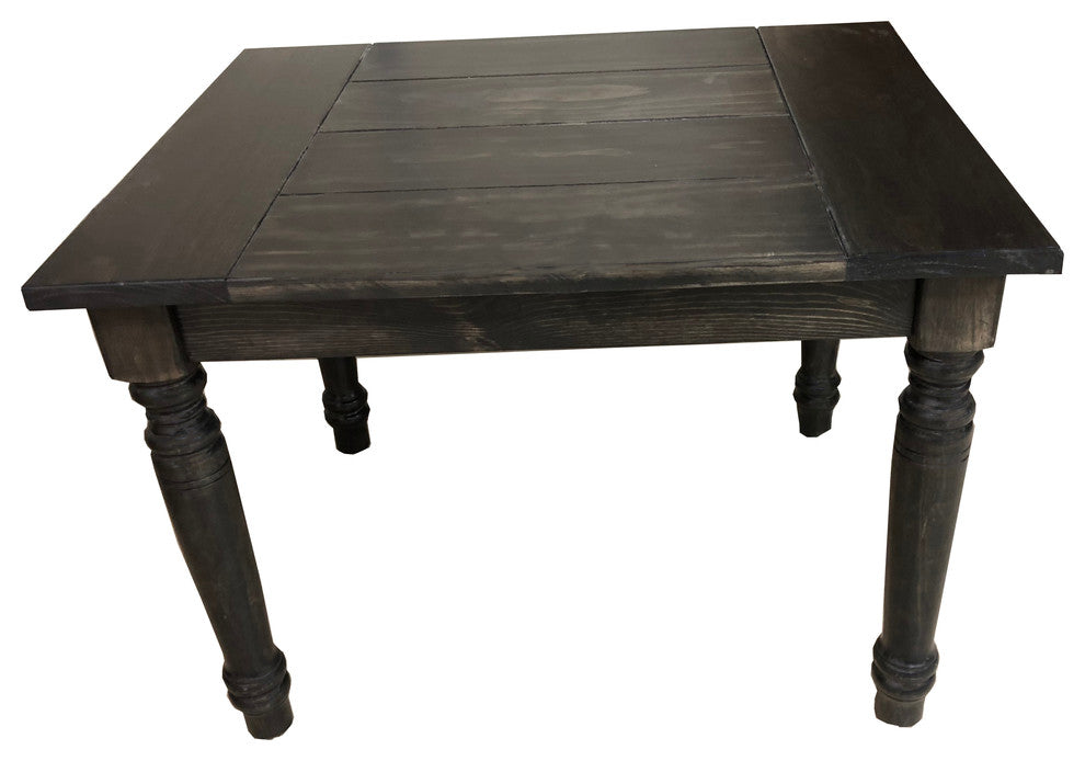 Black English Farmhouse Table, 66"