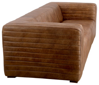 Castle Sofa Open Road Brown Leather