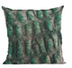 Plutus Emerald Green Plush Pelt Faux Fur Throw Pillow, 22" x 22"