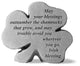 Garden Accent Stone, "May Your Blessing"