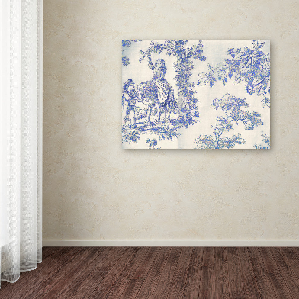 Color Bakery 'Toile Fabrics VI' Canvas Art, 47"x35"