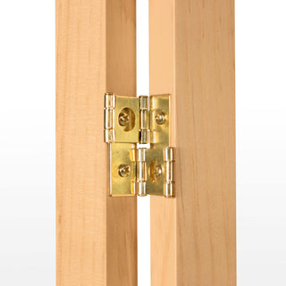 4' Tall Clear Screen, Natural, 6 Panels or More