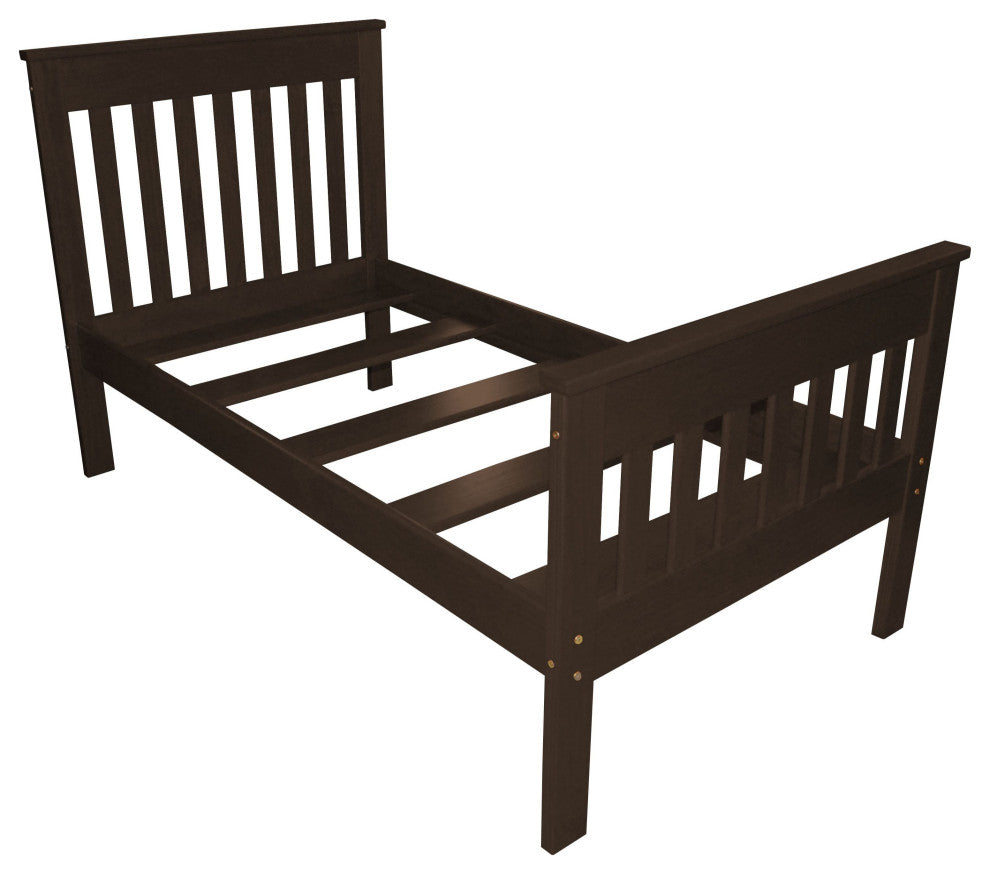 Harmony Bed, Rich Tobacco, Twin Xl