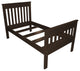 Harmony Bed, Rich Tobacco, Twin Xl