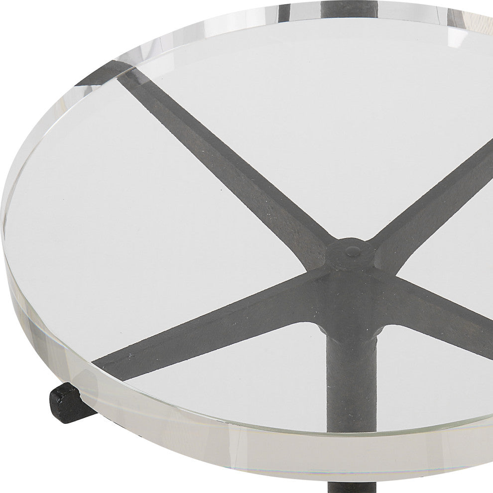 Uttermost 22915 Forge Industrial Accent Table