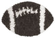 Shaggy Raggy Rug, 3'x3' Football