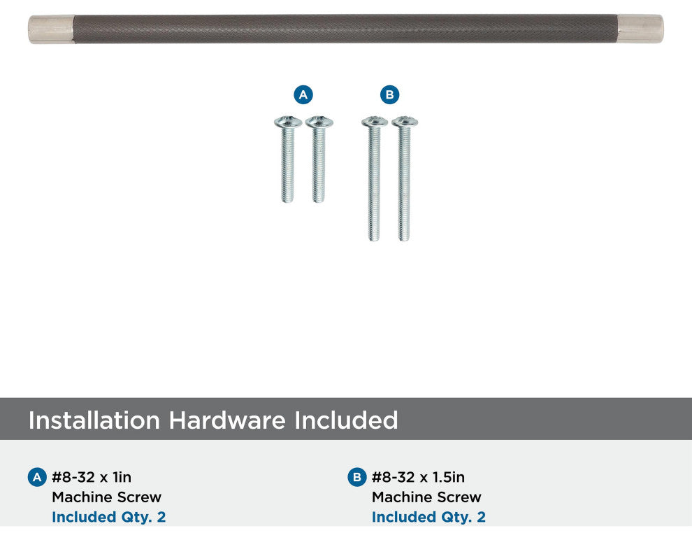 Amerock BP36561 Bronx 12-5/8 Inch Center to Center Bar Cabinet - Polished