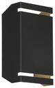 La Vida Bi-Directional Tall Outdoor LED Wall Mount, Black