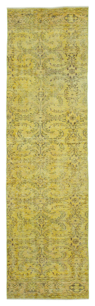 Rug N Carpet - Hand-knotted Turkish 2' 8" x 9' 6" One-of-a-Kind Runner Area Rug