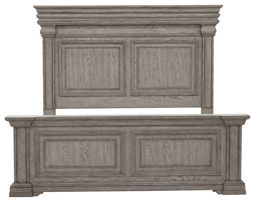 Madison Ridge King Panel Bed, Heritage Taupe