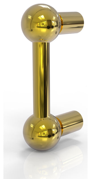 3" Cabinet Pull, Polished Brass