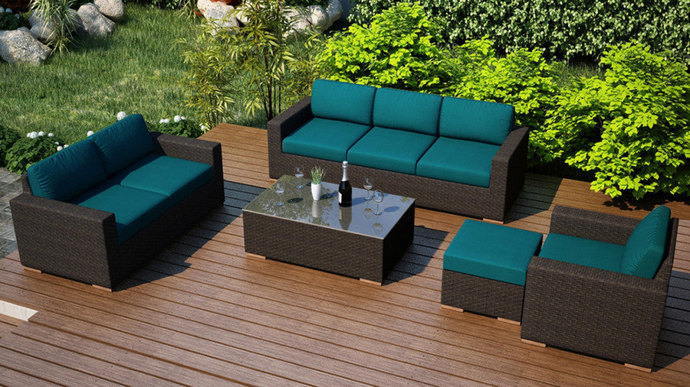 Arden 5 Piece Sofa Set, Spectrum Peacock
