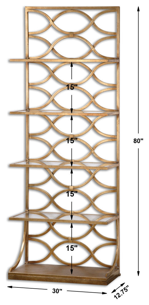 Uttermost Lashaya Gold Etagere