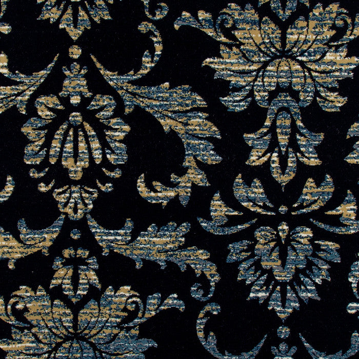 Bastille Victorian Navy 7'10" Round Area Rug