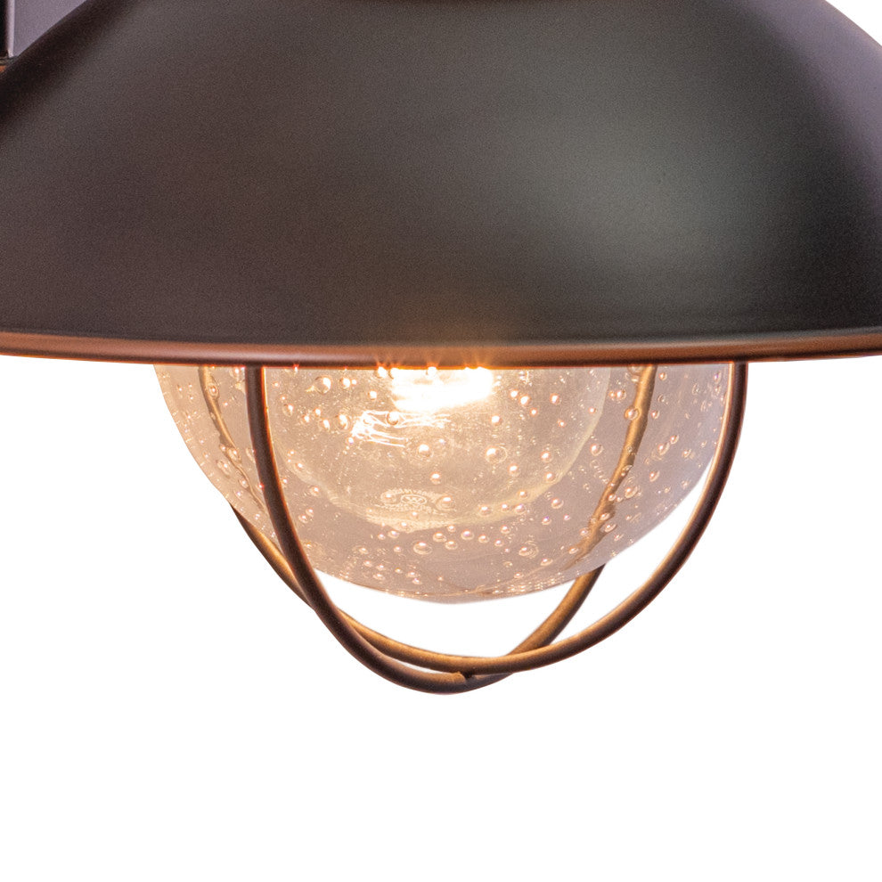 Harwich 8" Outdoor Wall Light Burnished Bronze