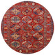 Ahgly Company Indoor Round Mid-Century Modern Area Rugs, 6' Round
