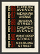 Brooklyn Bus Roll Sign Ii, Giclee Reproduction Artwork