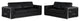 Luna Top Grain Italian Leather  2PC Set
