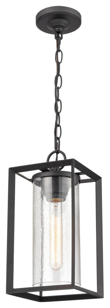 1 Light 6.5 in. Powder Coat Black Outdoor