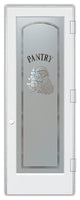 Pantry Door - Vino - Primed - 28" x 84" - Knob on Left - Push Open