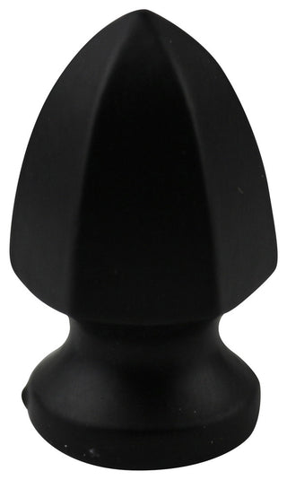 Parasol Lamp Finial, 1 5/16" Tall, Matte Black, Single