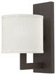 Hinkley Hampton Single Light Sconce, Buckeye Bronze