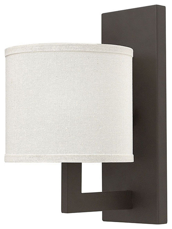Hinkley Hampton Single Light Sconce, Buckeye Bronze